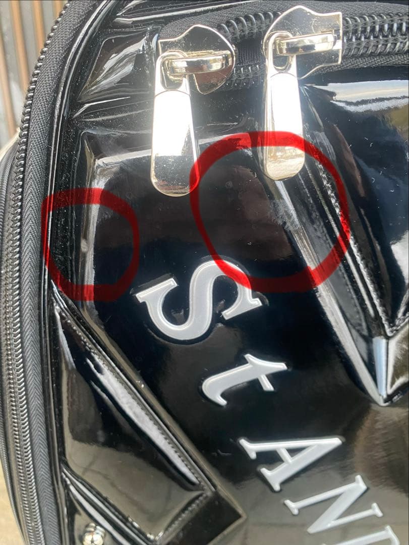 St Andrews 黒 キャディバッグ スコットランド