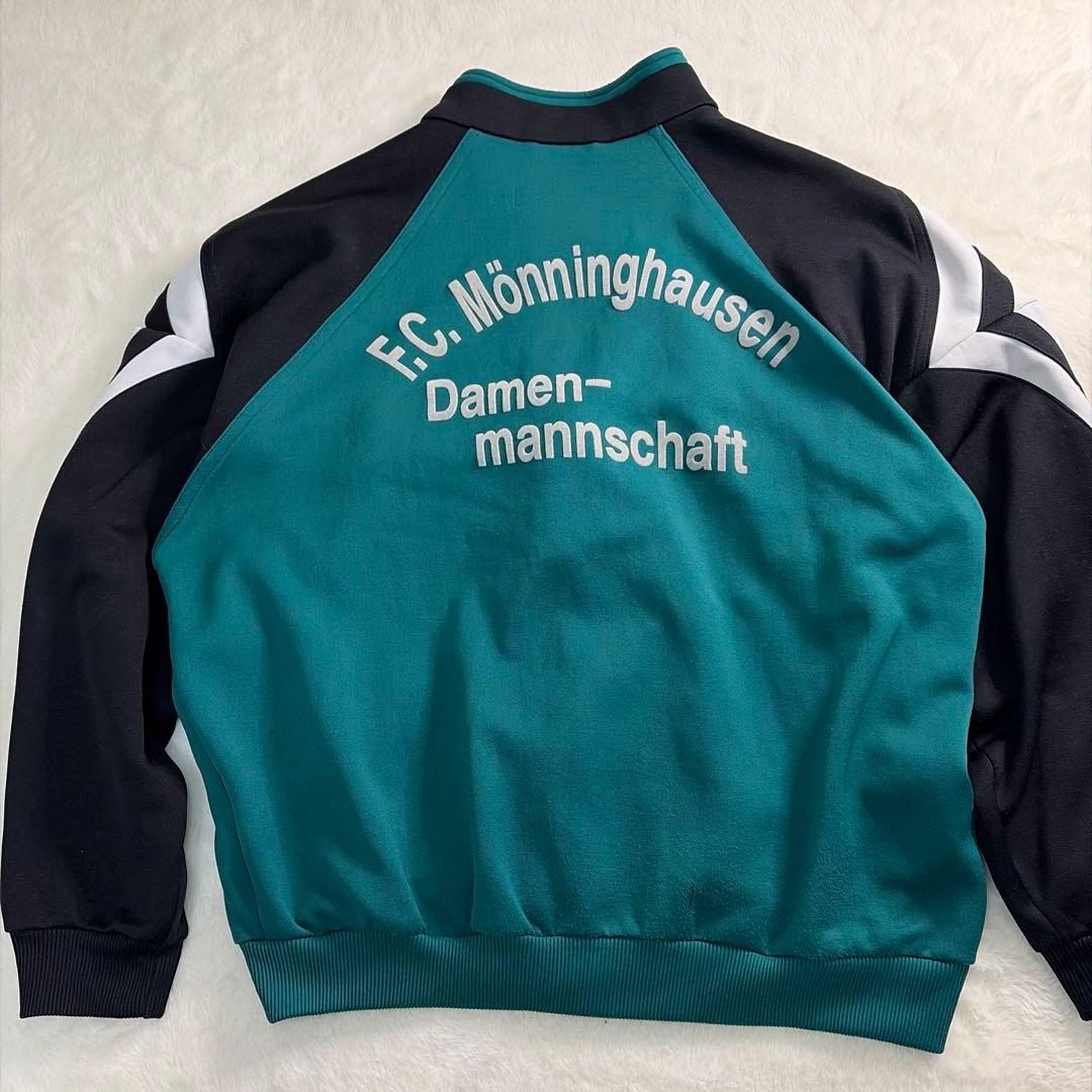 アディダス　ジャージトラックジャケット　ヴィンテージ　ラグランスリーブ　USL