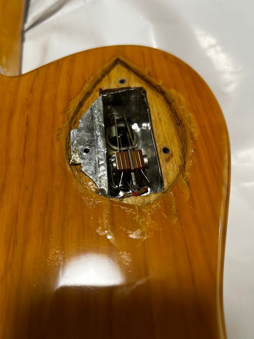 現状渡し 自作 テレキャスター シンラインタイプ+1970年代ビンテージパーツ