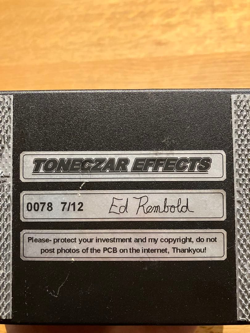 Toneczar halophaze フェイザー phaser エフェクター