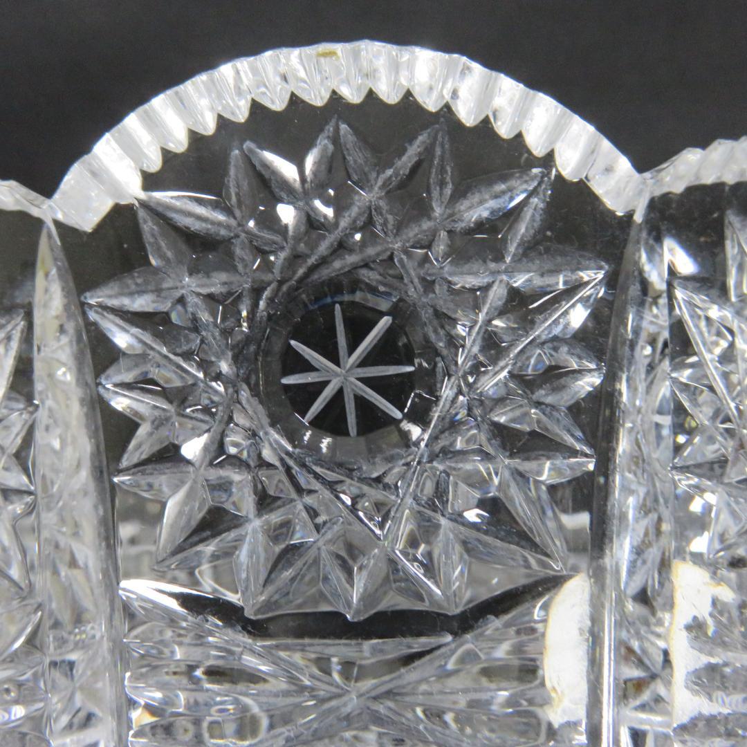 ガラス グラス 花瓶 花入 花器 ボヘミア クリスタル チェコ 高級