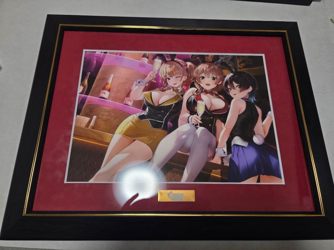 バニーガーデン　受注生産品ゲーマーズ限定　キャラファイングラフ　原画ボード