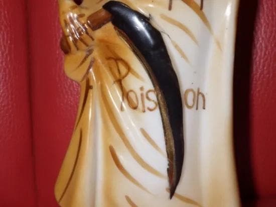 50'S★死神★スカル★デカンタ★ビンテージ★ポイズンボトル★髑髏★骸骨★毒瓶