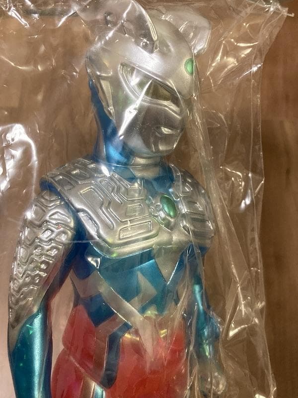 透明ソフビ　ウルトラマンゼロ　ブルマァク　ソフビ　ウルトラセブン