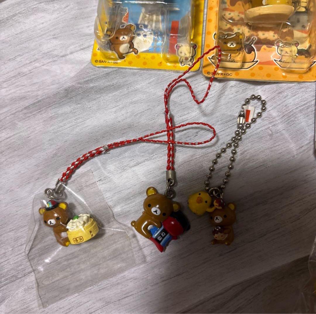 リラックマ 根付ストラップ レア ご当地 マスコット キイロイトリ セット