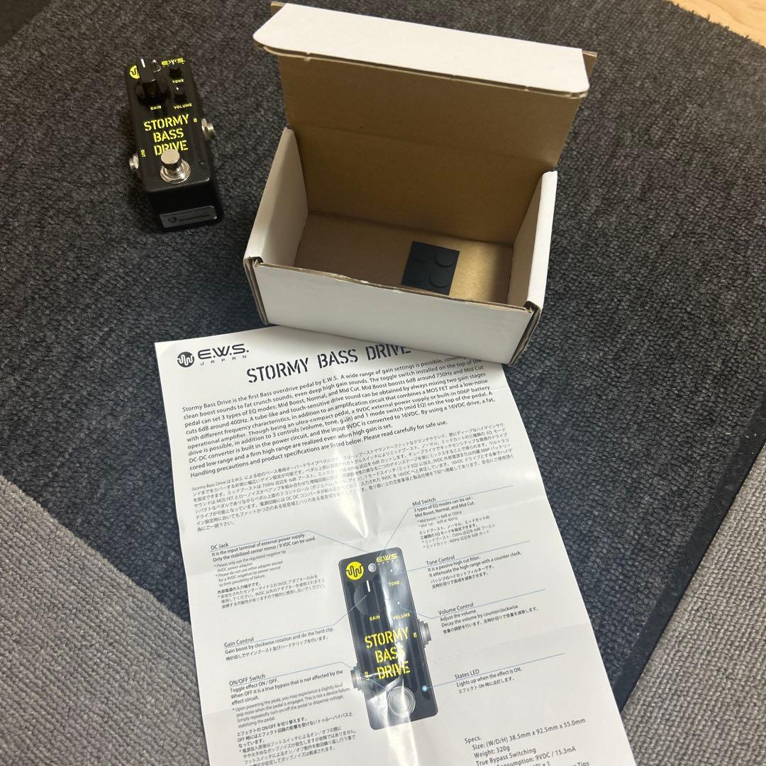 EWS STORMY BASS DRIVE ベースエフェクター