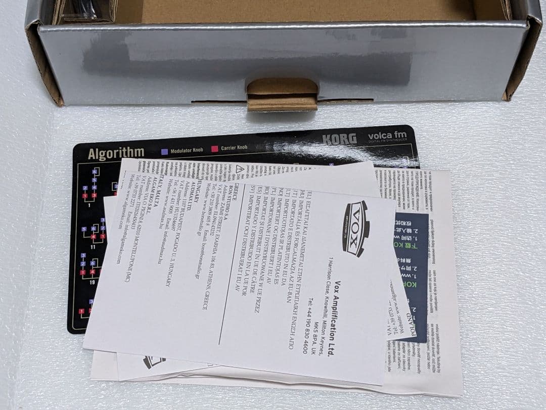 KORG VOLCA FM2 FMシンセサイザー ACアダプター付き 美品