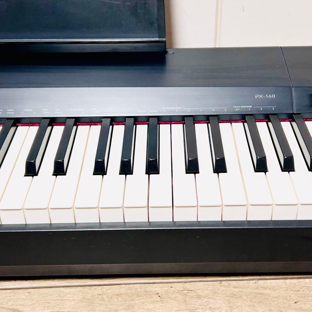CASIO 88鍵盤 電子ピアノ Privia PX-160BK（良品）
