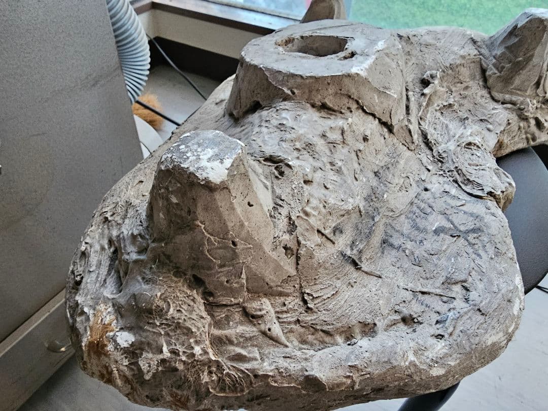 フランスの石膏型の蓋部分 アンティーク ヴィンテージ オブジェ シャビー