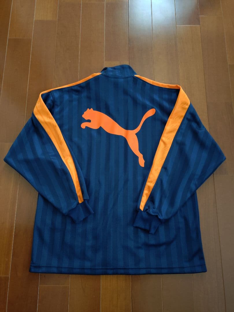 PUMA ジャージ上下セットアップ ネイビー/オレンジ Mサイズ 未使用品