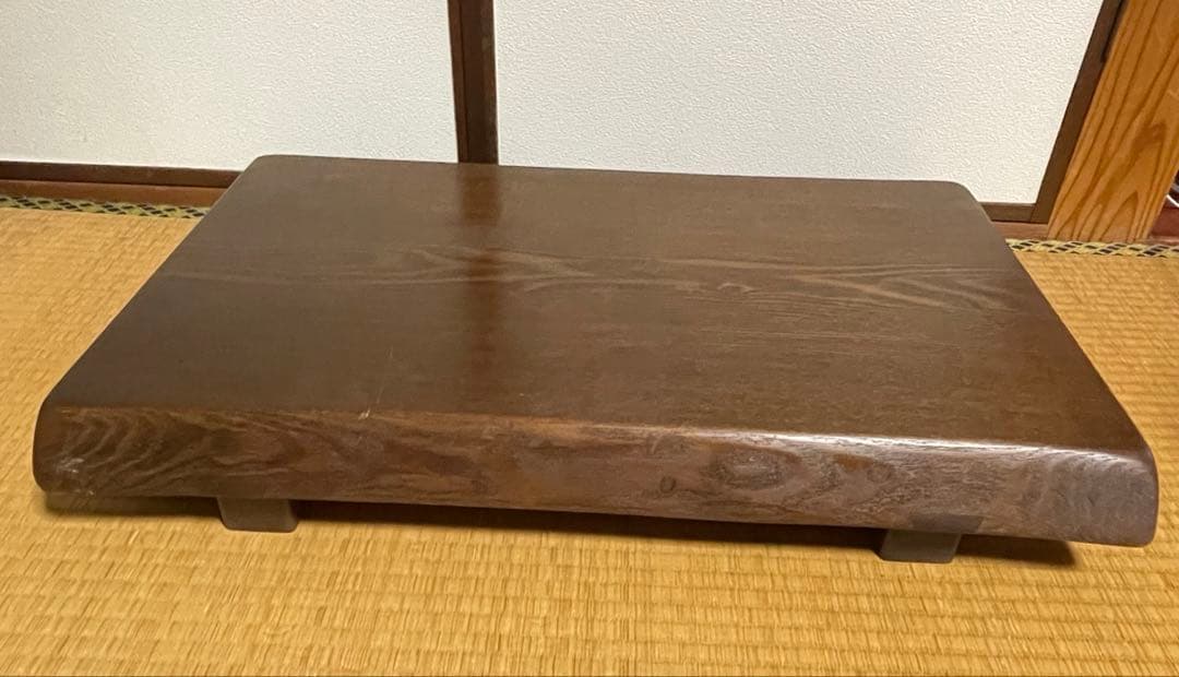 木製 花台・華台・平台・飾り台 重厚感ある木目 アンティーク