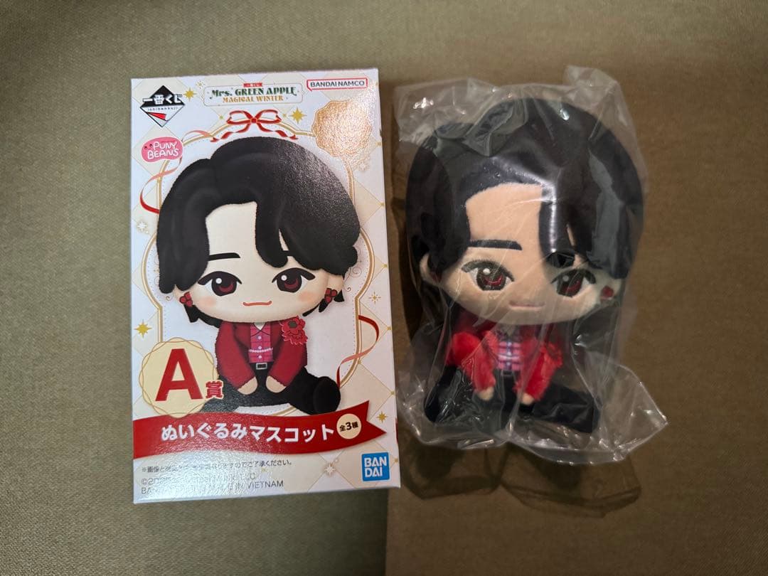 Mrs.GREEN APPLE 一番くじ A賞 ぬいぐるみ　大森元貴