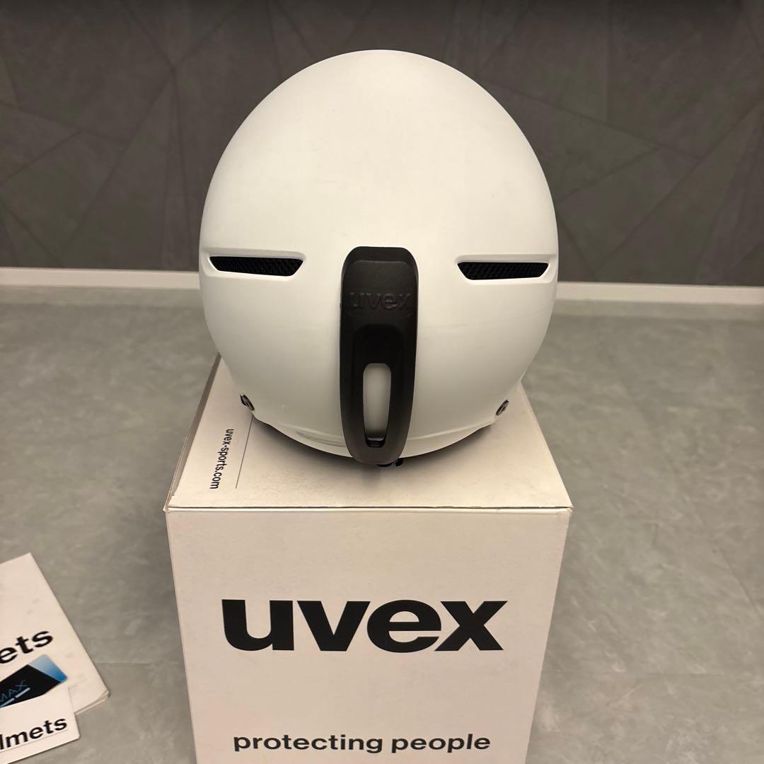 スキー　ヘルメット　uvex JAKK+ IAS ホワイトマット　ウベックス　白