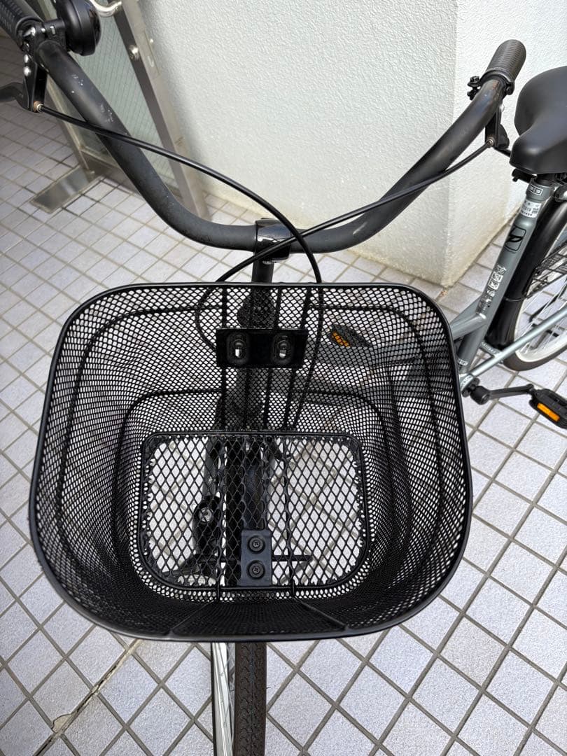 ベイスターズ　シティサイクル グレー 26インチ　引き取り限定