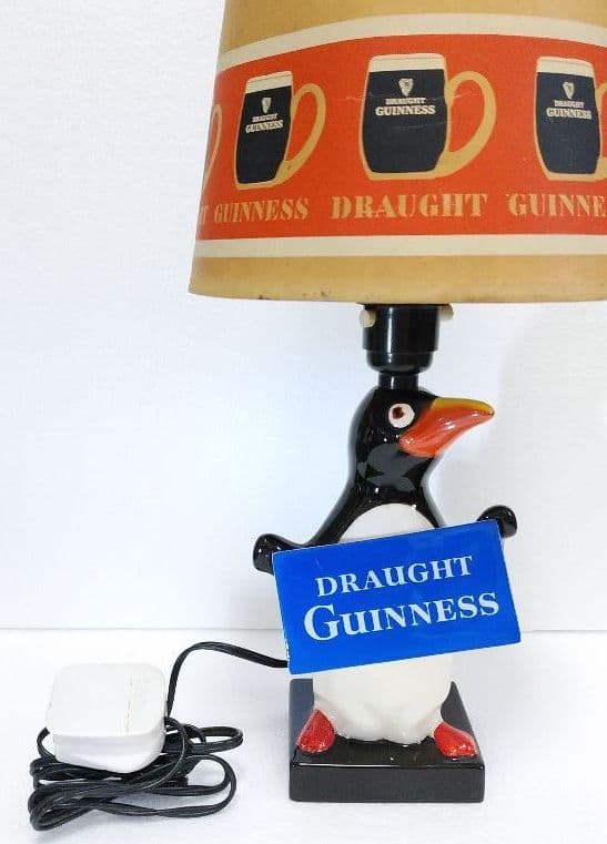 ペンギン ギネスビールGUINNESS初代電灯スタンド❤︎完全フルオリジナル製品