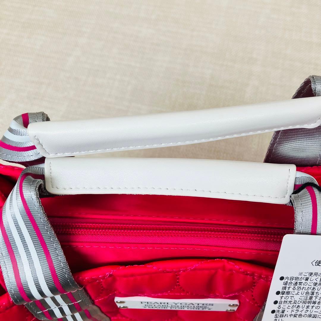 【新品タグ付】パーリーゲイツ カートバッグ 2way キルティング ニコちゃん