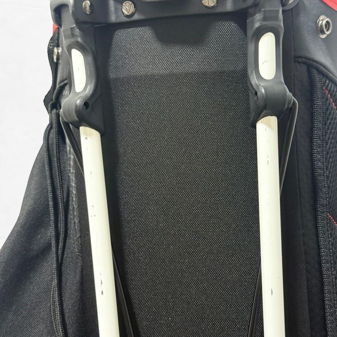 TaylorMade キャディバッグ ブラック/レッド