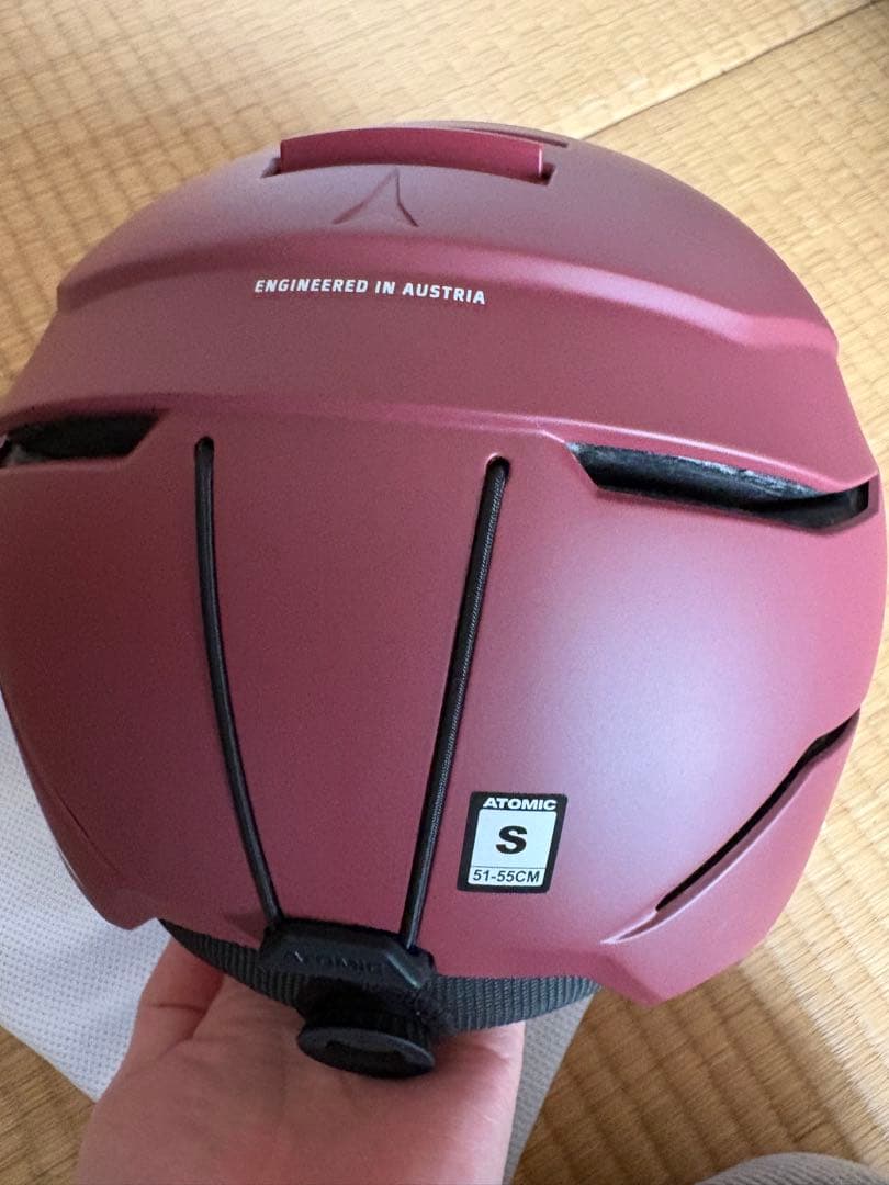 ATOMIC スキー ヘルメット Sサイズ(51-55cm)