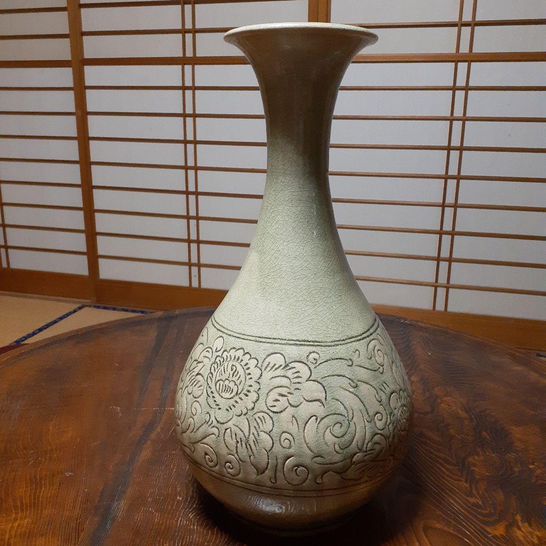 唐時代越州窯大花瓶