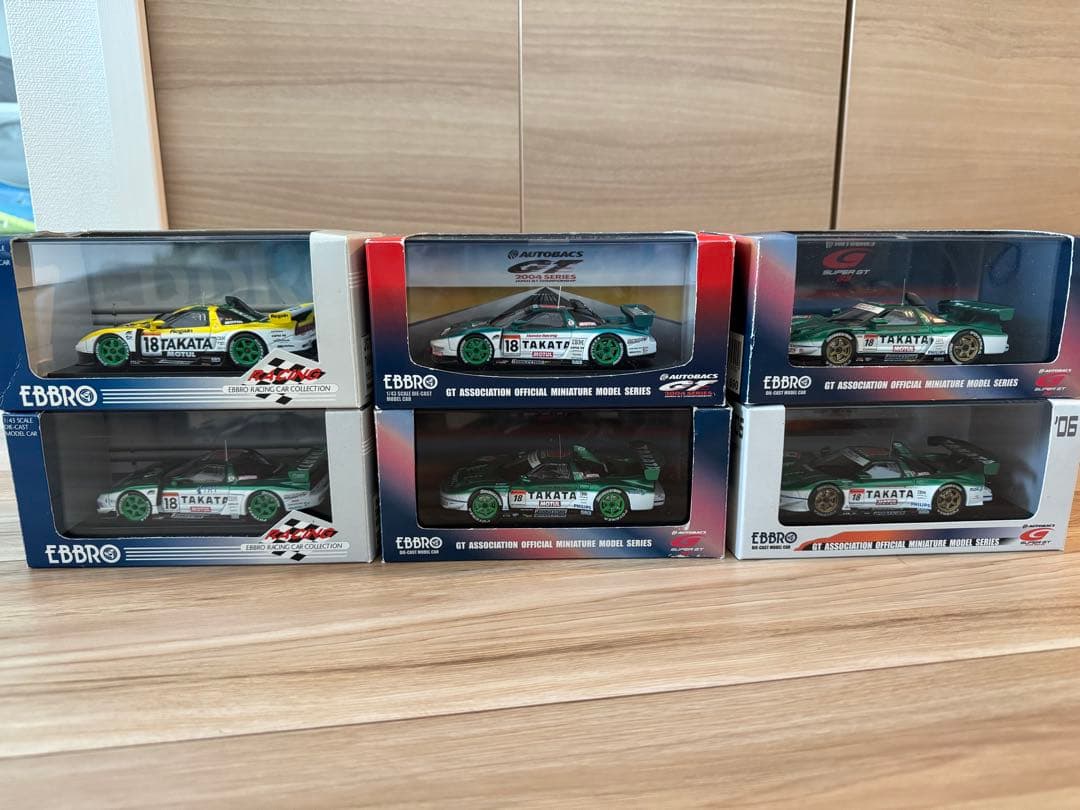 EBBROTAKATADOME NSX 1/43 6台セット　2003〜2006
