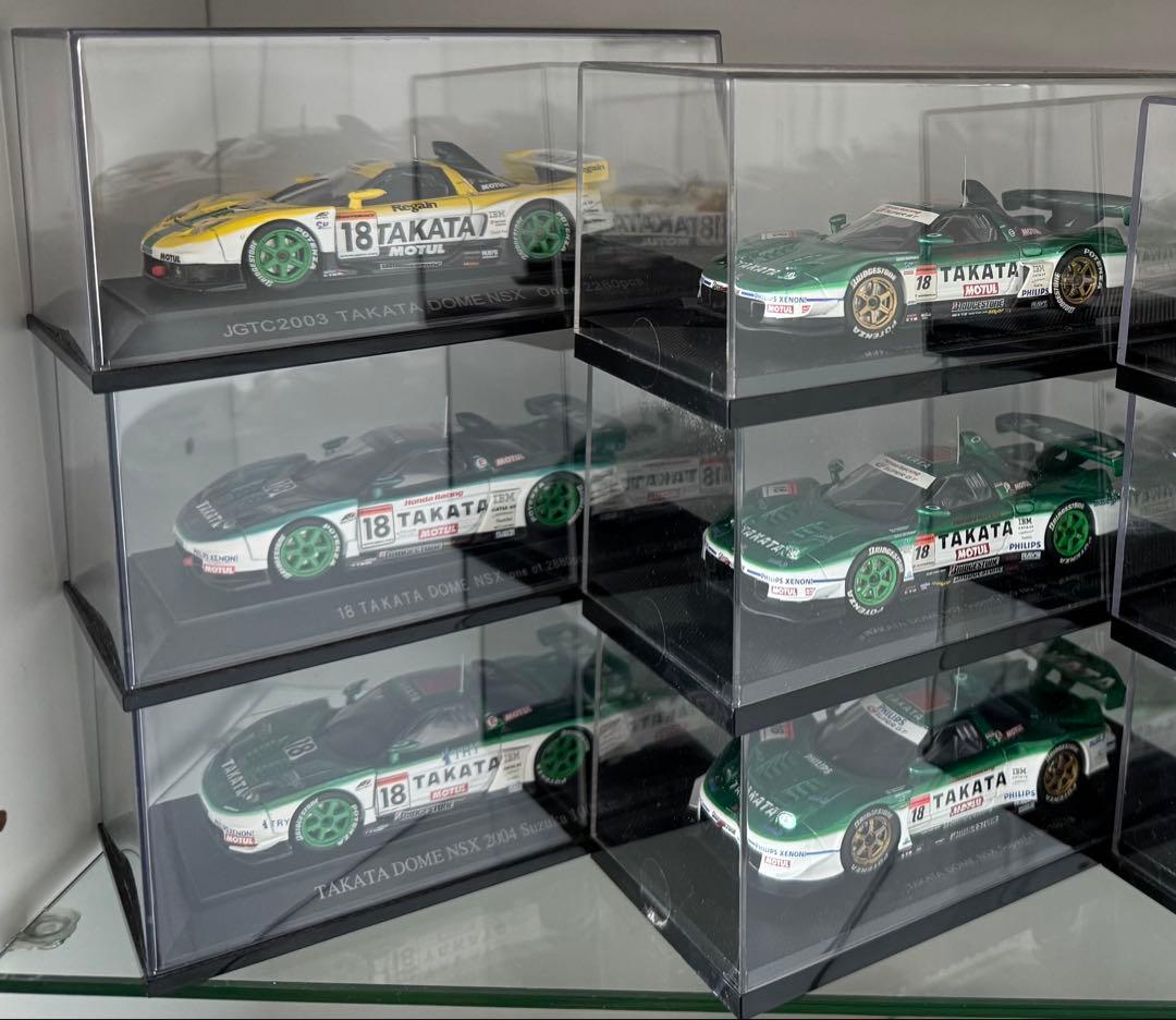 EBBROTAKATADOME NSX 1/43 6台セット　2003〜2006