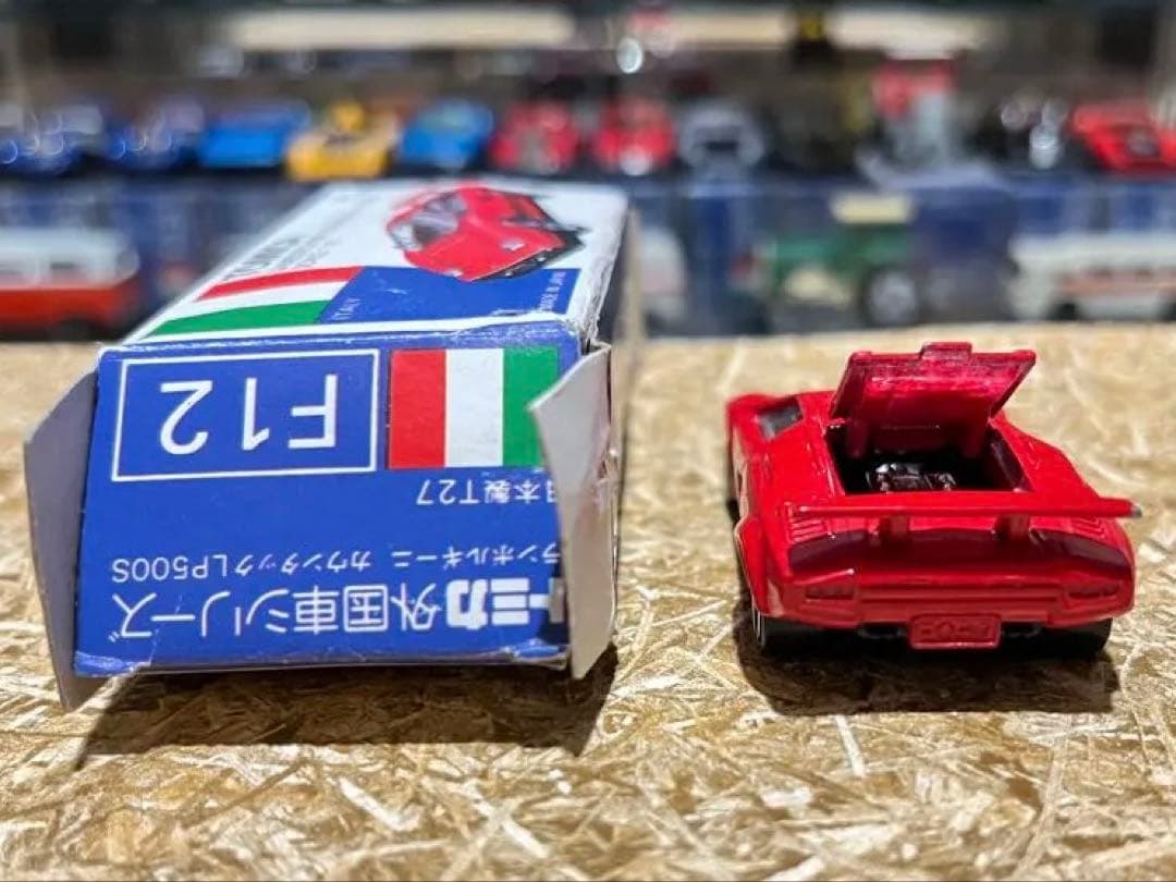 トミカ 日本製 青箱 F12 ランボルギーニ カウンタック LP500S