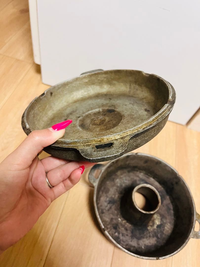 文化パンヤキ特製　超レア　零戦　ジュラルミン　戦闘機　昭和レトロ　円型パン焼き器