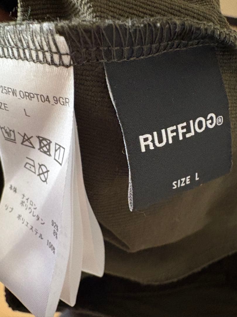ラフロッグ　RUFFLOG カーキパンツ
