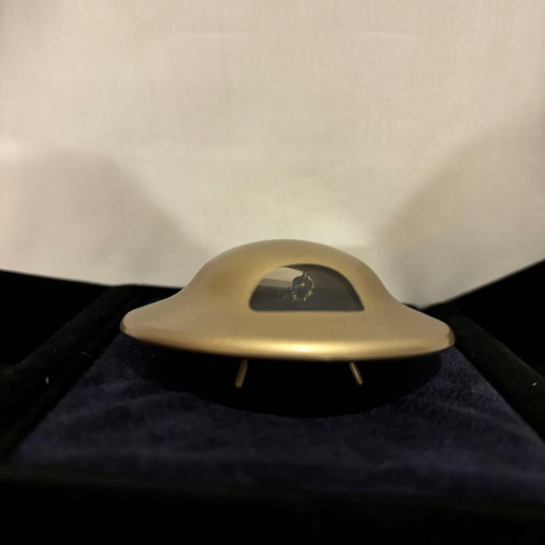 【値下げ】カップヌードル UFO 宇宙人 すごいぞU.T 純金ちっちゃフィギュア