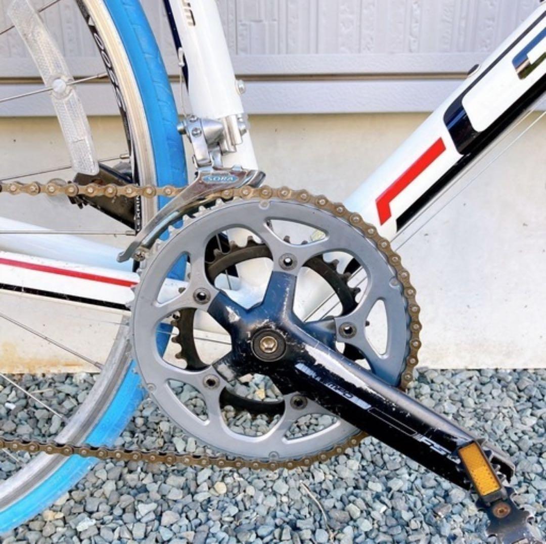 GT ロードバイク ホワイト/ブルー最後値段下げ