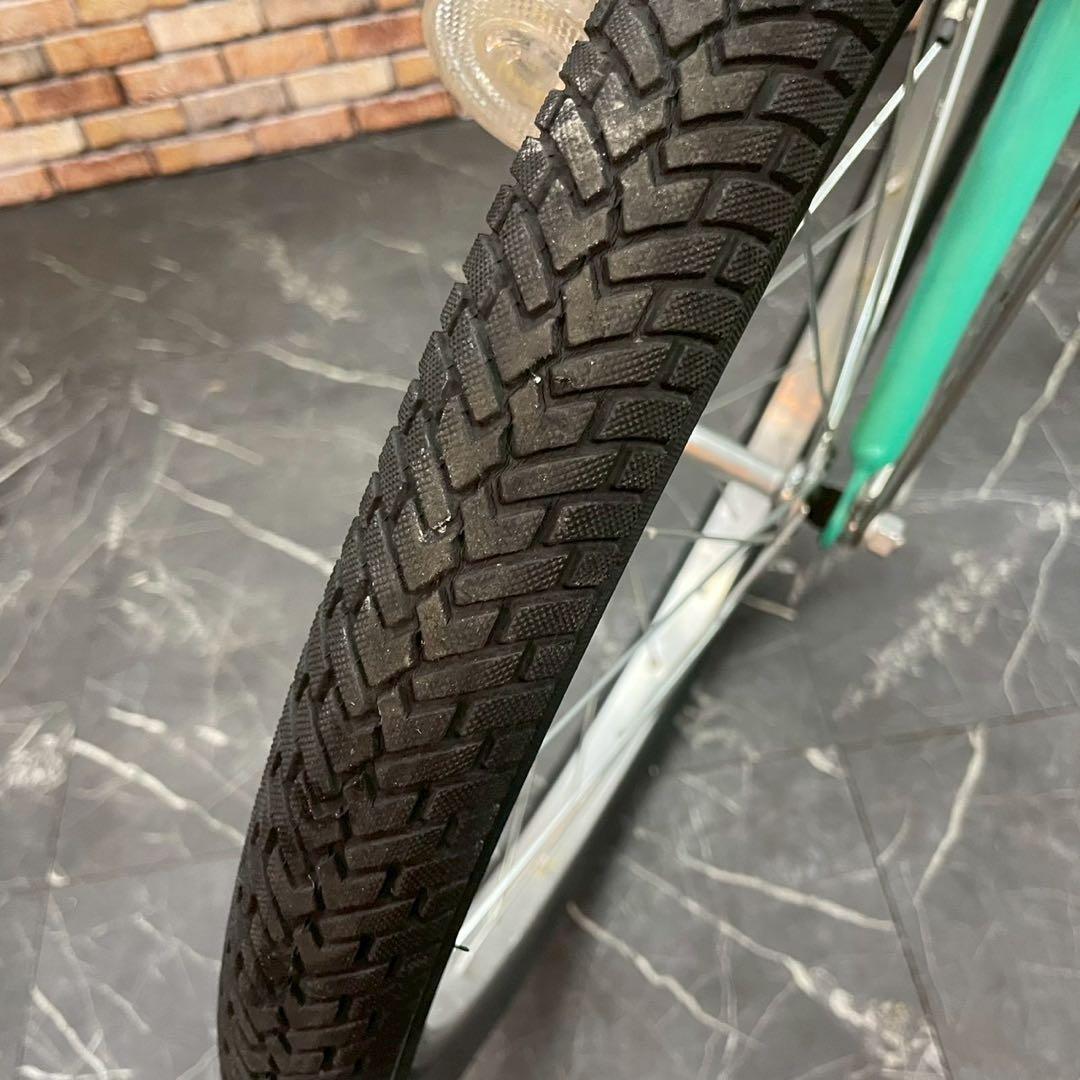 【108】子供用自転車 子供車 GIRLS LABO グリーン 22インチ