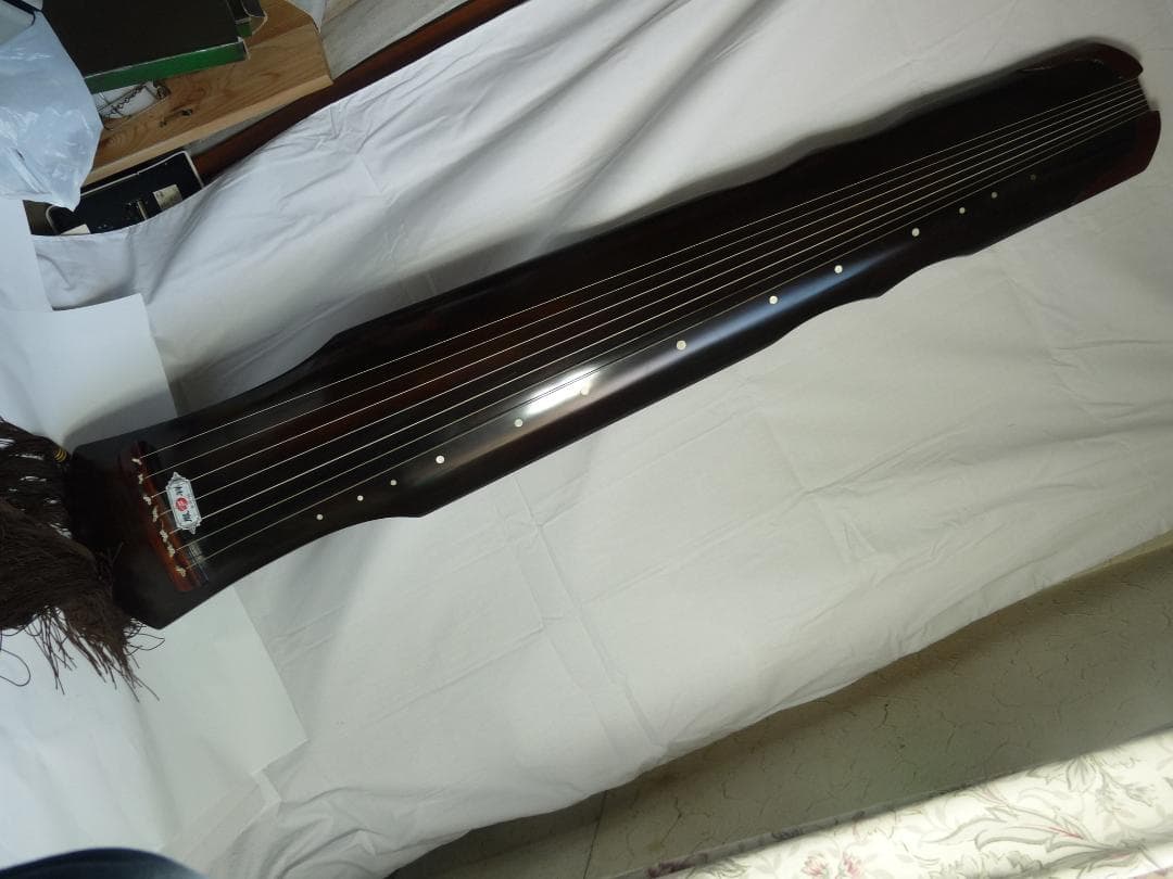 七絃琴　古琴　鳳詳　中国楽器　123ｃｍ　現状品