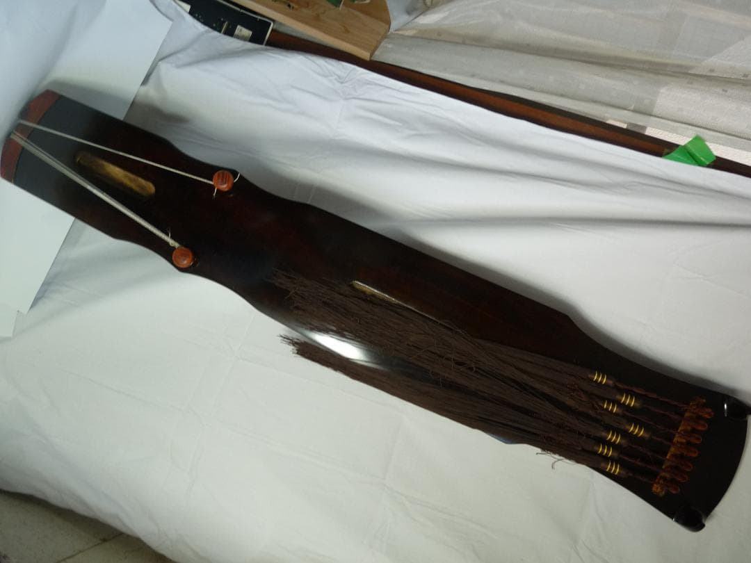 七絃琴　古琴　鳳詳　中国楽器　123ｃｍ　現状品