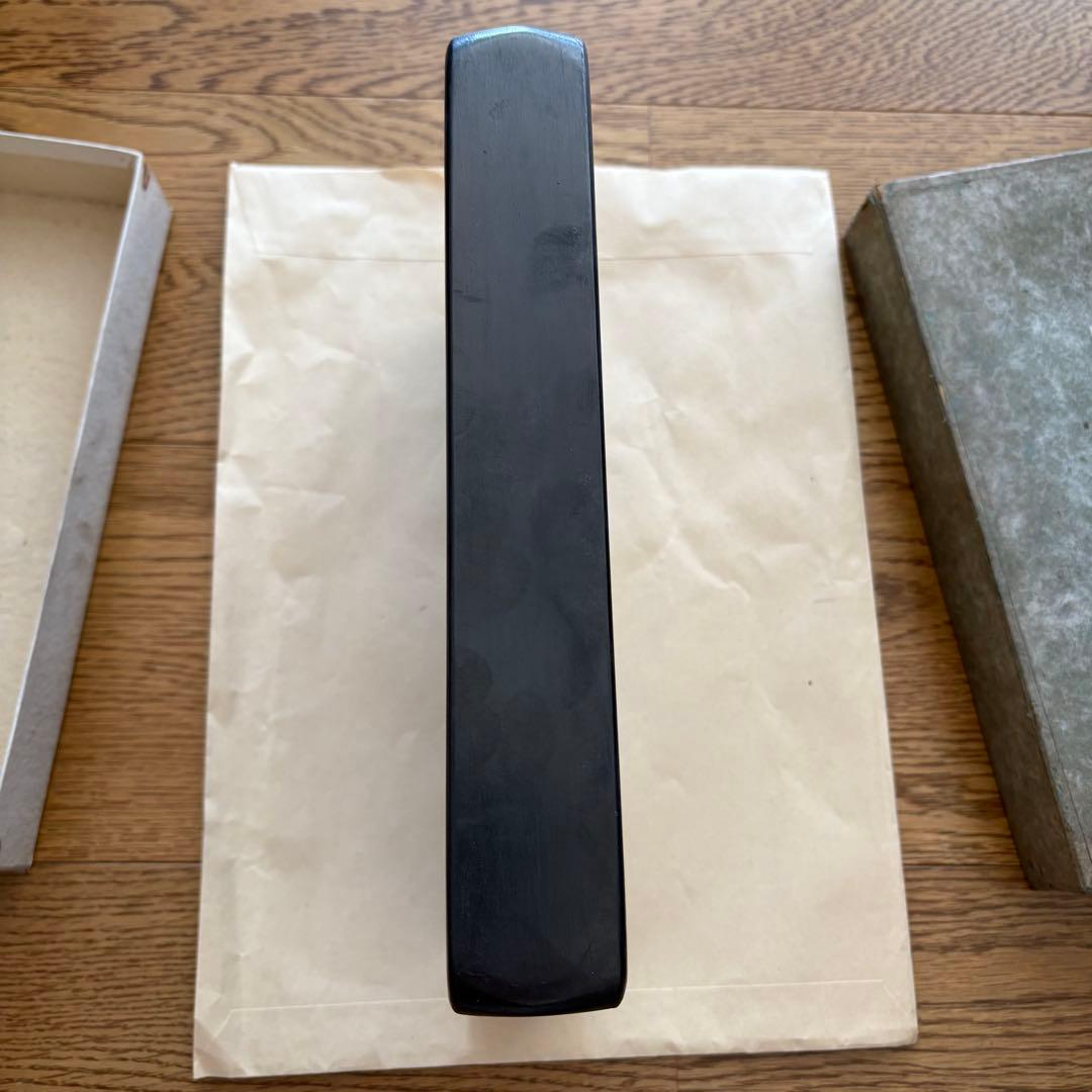 芳龍閣硯本舗　雨畑硯　深澤勝左衞門　深澤藤五郎　書道　硯　すずり　唐形研⑦