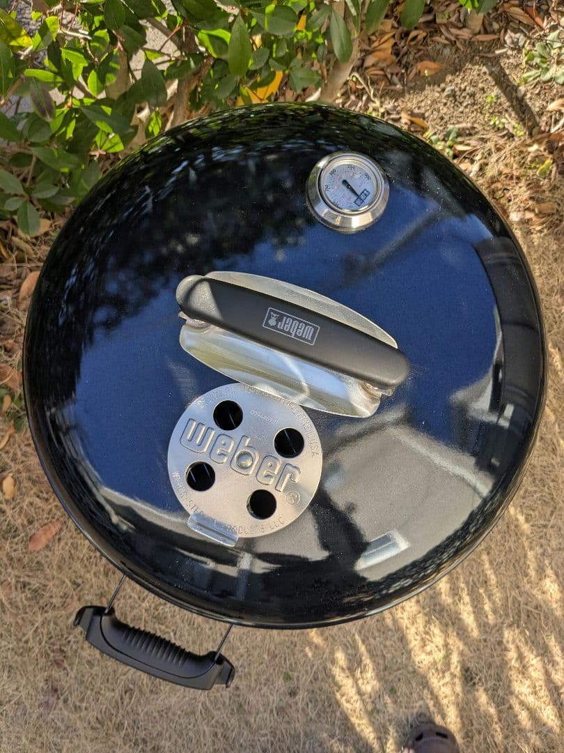 weber(ウェーバー)　グリル　直径47cm　ブラック　収納カバー付き