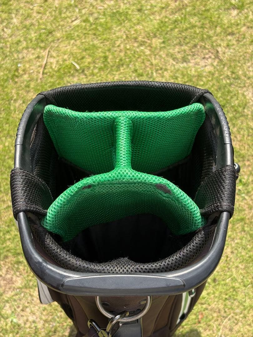 BEAMS GOLF スタンドバッグ ブラック/グリーン