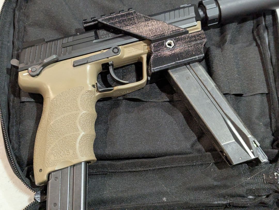 中古　東京マルイ HK45 タクティカル マガジン3本 トレーサー