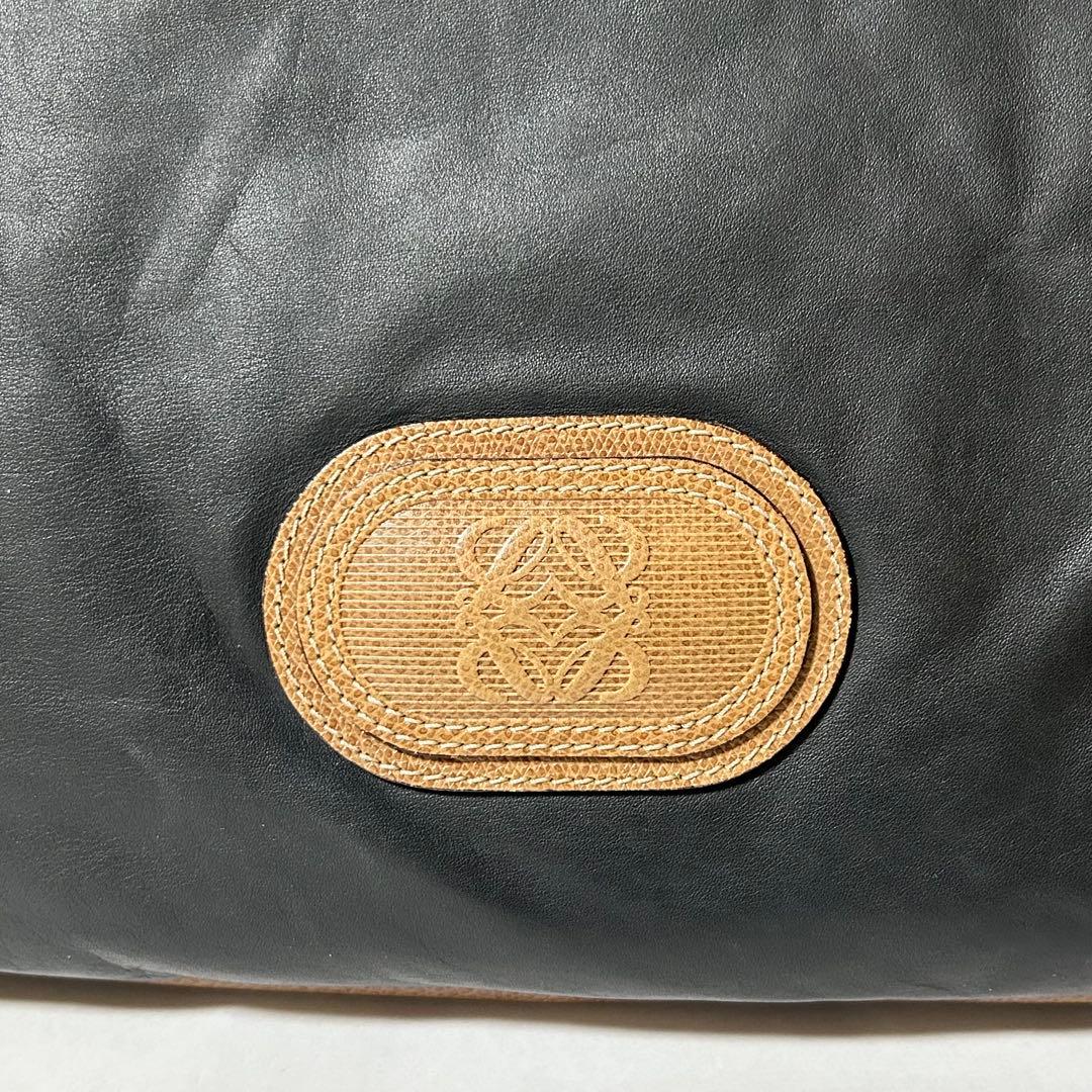 ロエベ メンズ アナグラム ロゴ型押しレザー ガーメントケース ビジネス