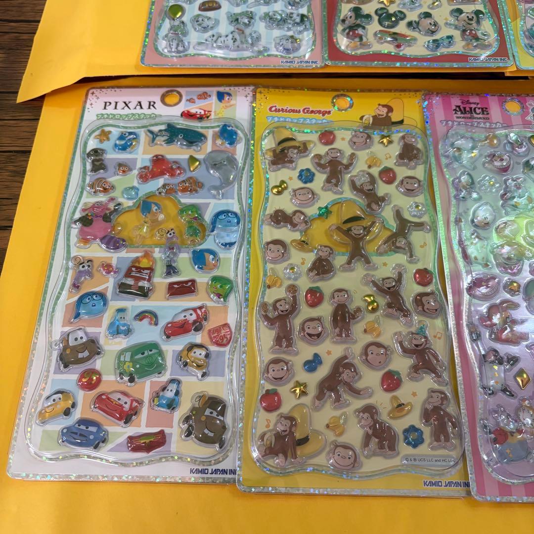 【正規品】プチドロップステッカー　ディズニー　9種セット