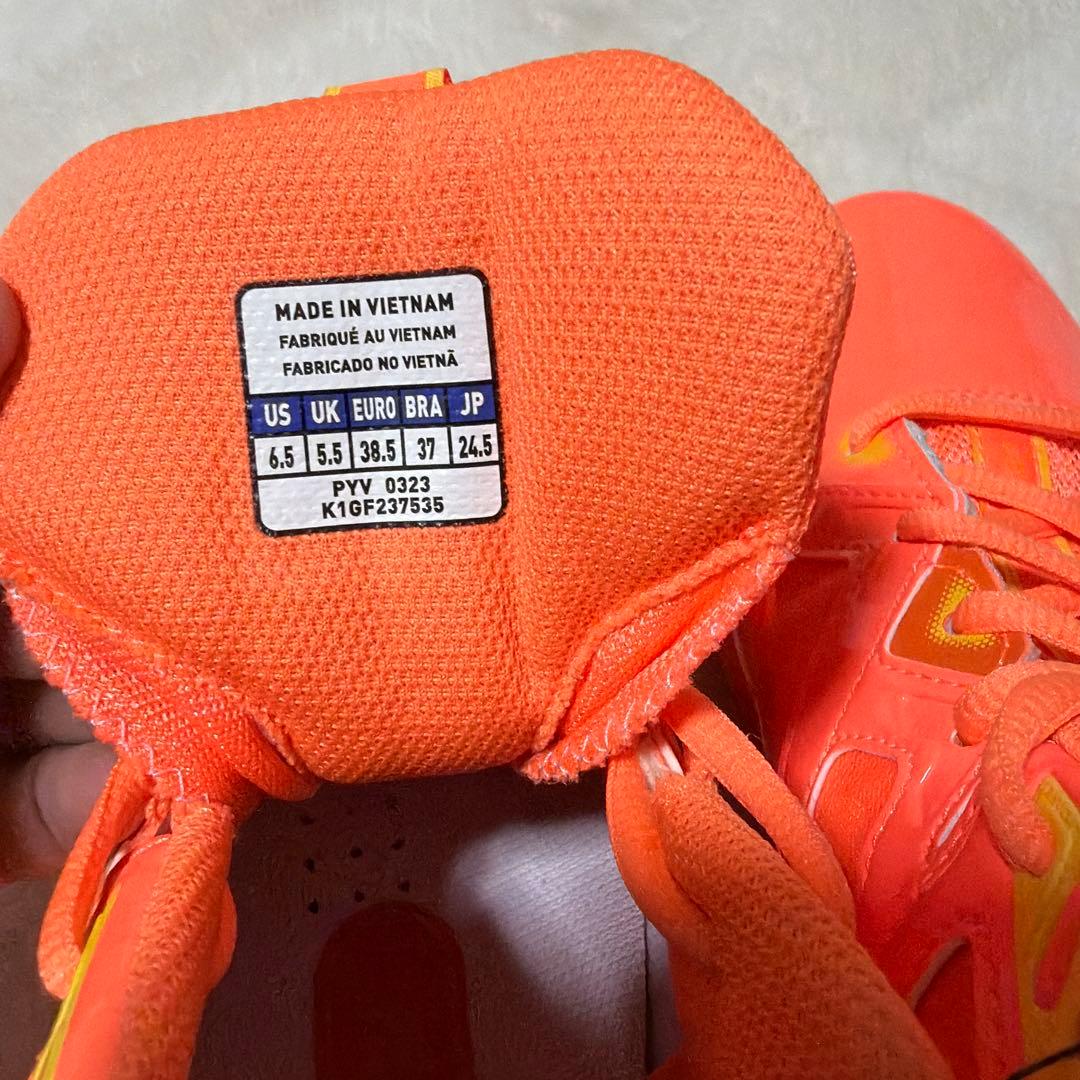 ミズノ ウエーブダイバースLG4 Ltd オレンジ×イエロー×ホワイト24.5㌢