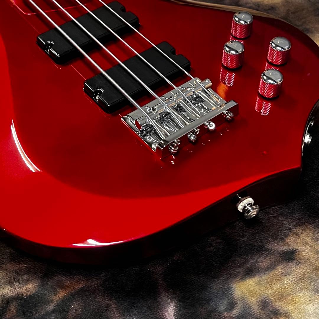 グラスルーツ フォレスト エレキベース メタリックレッド 管AH