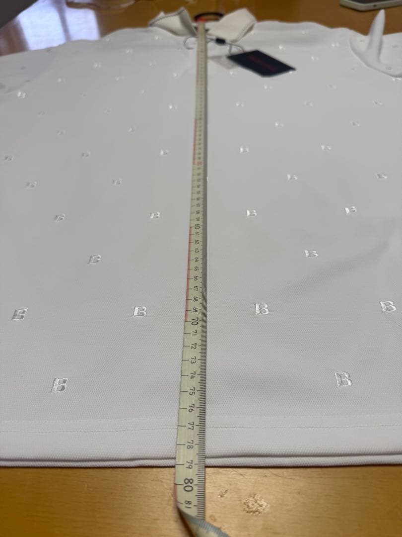 ブリーフィング　ホワイト B刺繍 ポロシャツ 新品(未使用) タグ付きサイズＸL