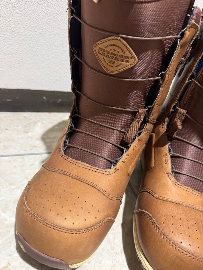 【美品】Burton スノーボードブーツ　レッドウィング　 アイオンレザー②