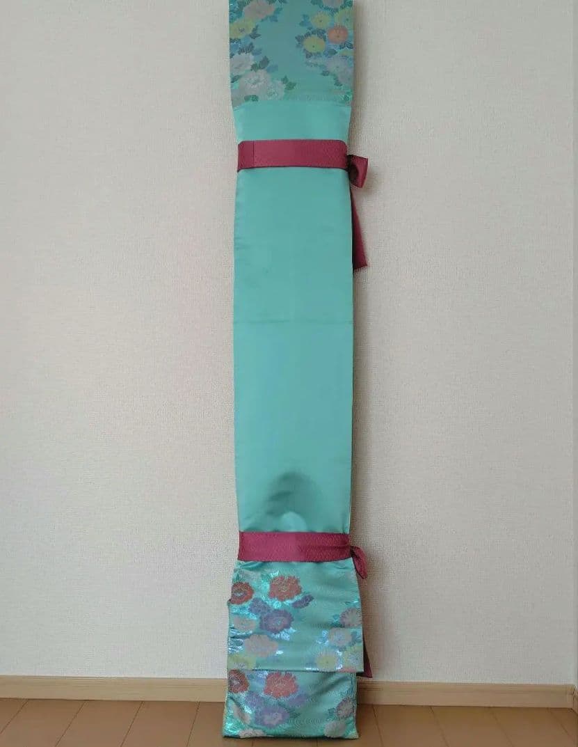 お琴カバー【澄】着物帯 ゆたん油単ハンドメイド 和楽器 袋帯 山田流生田流