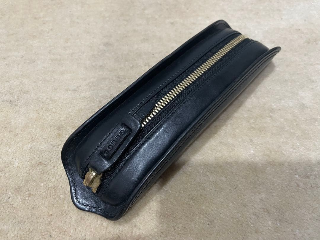 【美品】コルボ ペンケース スレート ブラック
