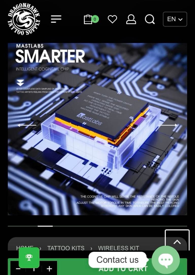 その他 Dragon hawk X7 wireless tattoo machine