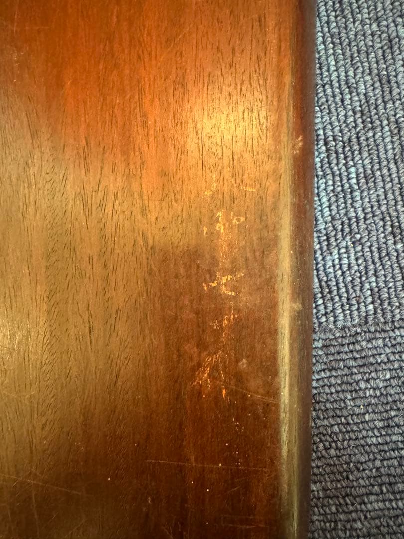 1962  唐木 煎茶盆 煎茶道具 古美術 古道具 アンティーク 木地盆　時代物