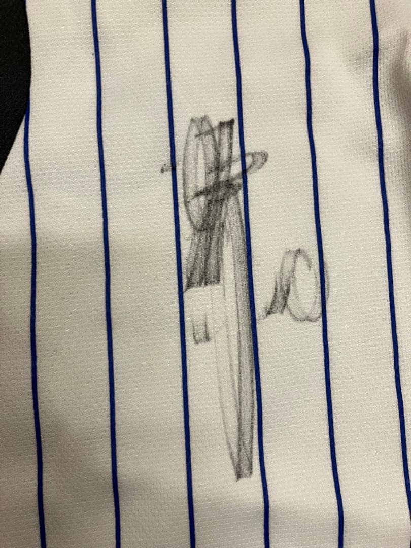 佐伯貴弘　ユニフォーム　直筆サイン　横浜denaベイスターズ　中日ドラゴンズ