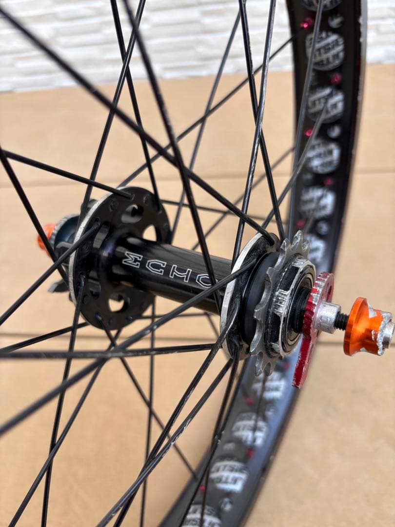 バイクトライアル　20インチ(19インチ) 完組みリアホイール