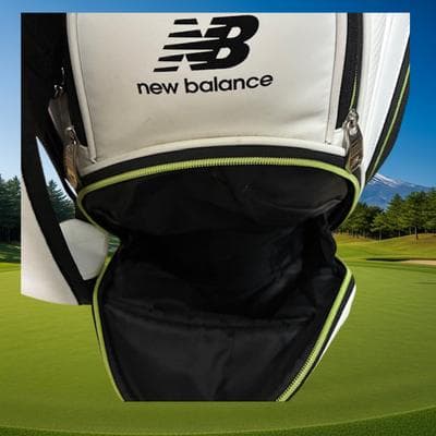 new balance ニューバランス キャディバッグ ホワイト 4分割